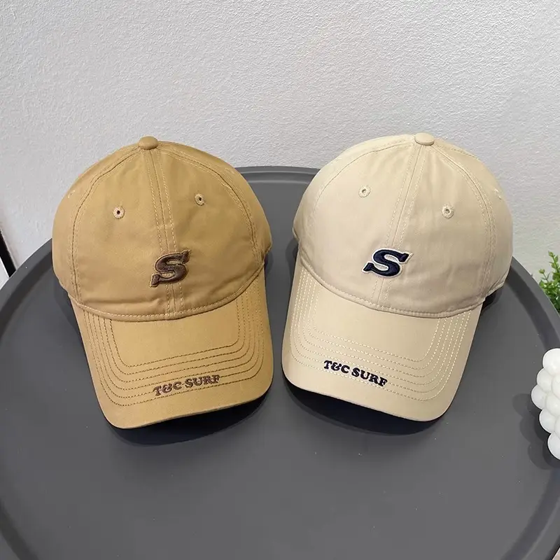 Three-Dimensional S Letter Cap Women Casual Outdoor Travel Sunshade