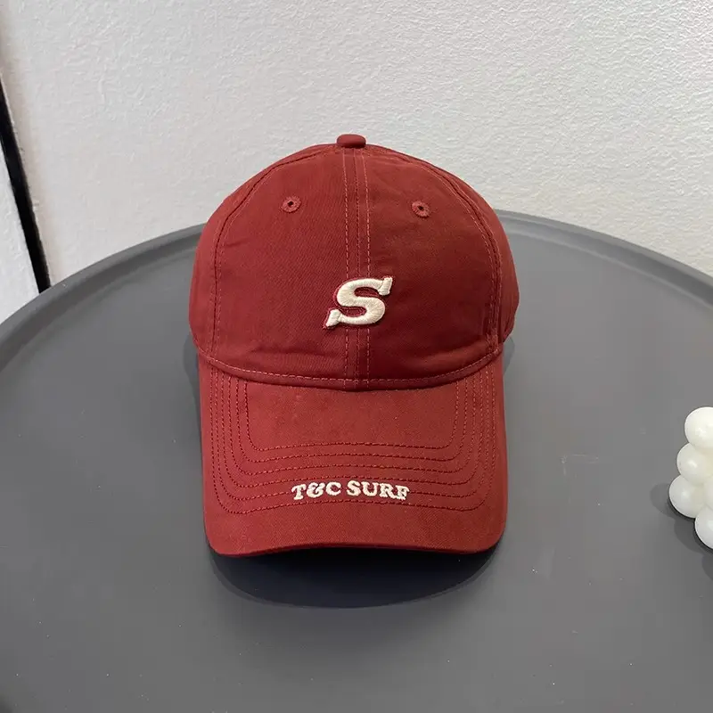 Three-Dimensional S Letter Cap Women Casual Outdoor Travel Sunshade