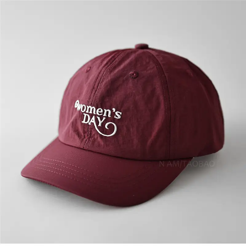 Women's Pink Letter Embroidered Baseball Cap - Image 9