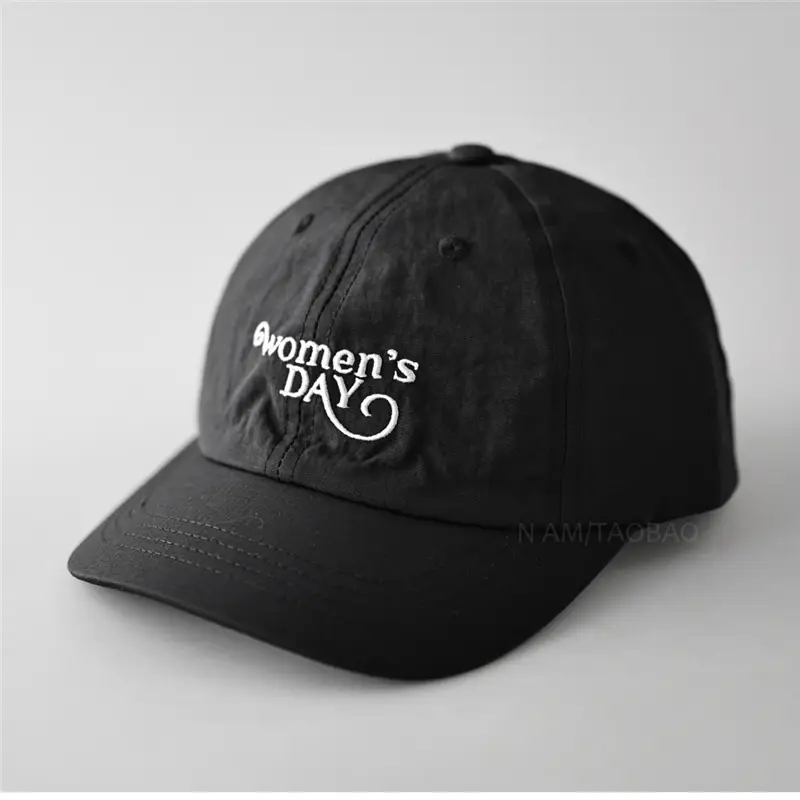 Women's Pink Letter Embroidered Baseball Cap - Image 12