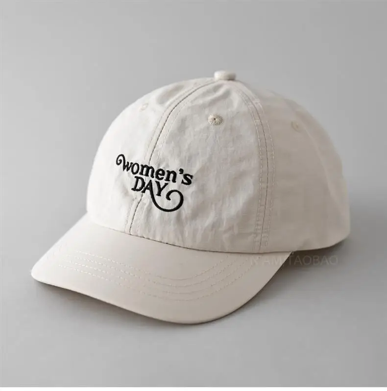 Women's Pink Letter Embroidered Baseball Cap — feature 3