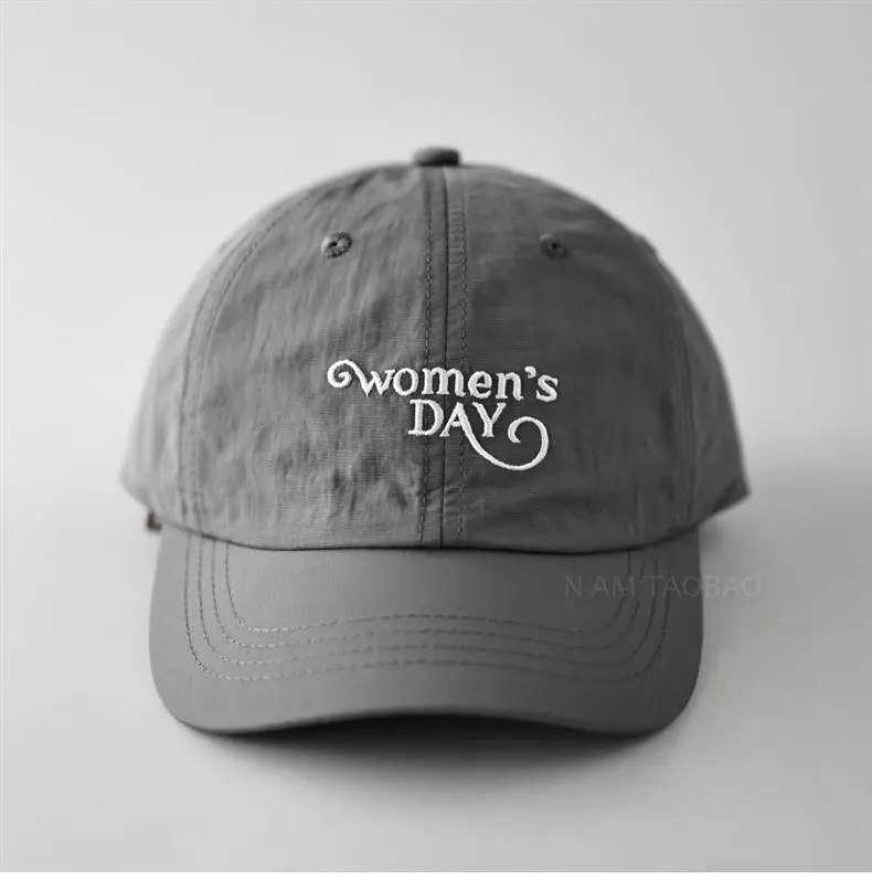 Women's Pink Letter Embroidered Baseball Cap — feature 5