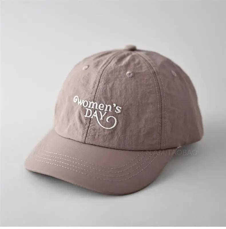 Women's Pink Letter Embroidered Baseball Cap — feature 7