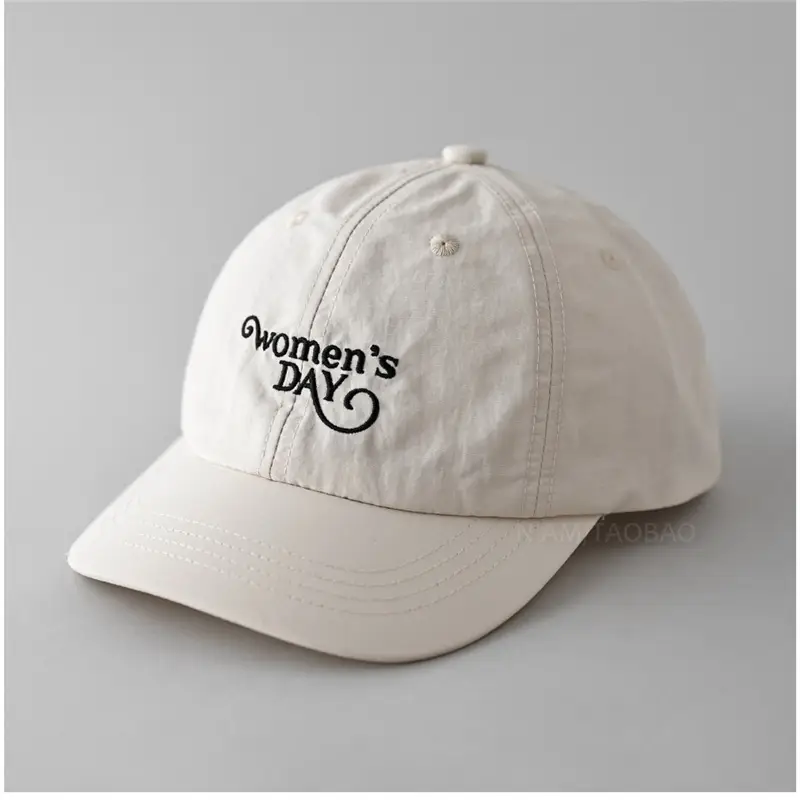 Women's Pink Letter Embroidered Baseball Cap - Image 3