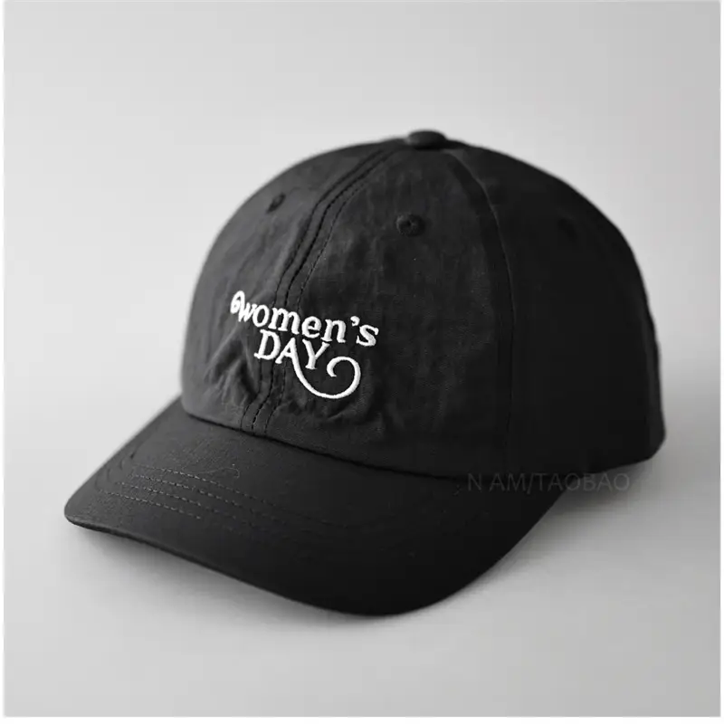 Women's Pink Letter Embroidered Baseball Cap - Image 5