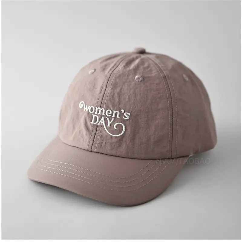 Women's Pink Letter Embroidered Baseball Cap - Image 6
