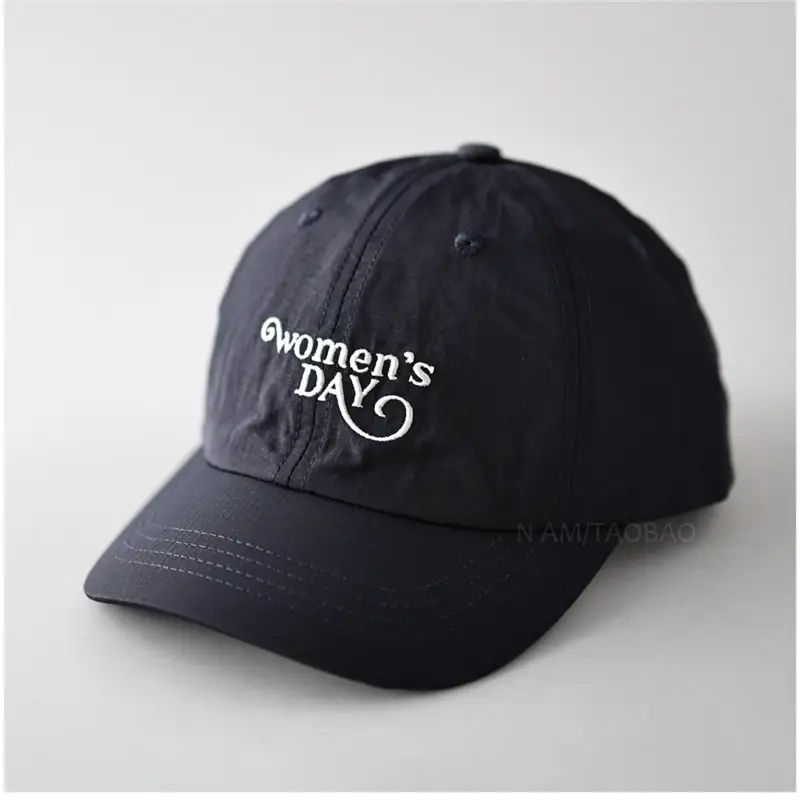 Women's Pink Letter Embroidered Baseball Cap - Image 7