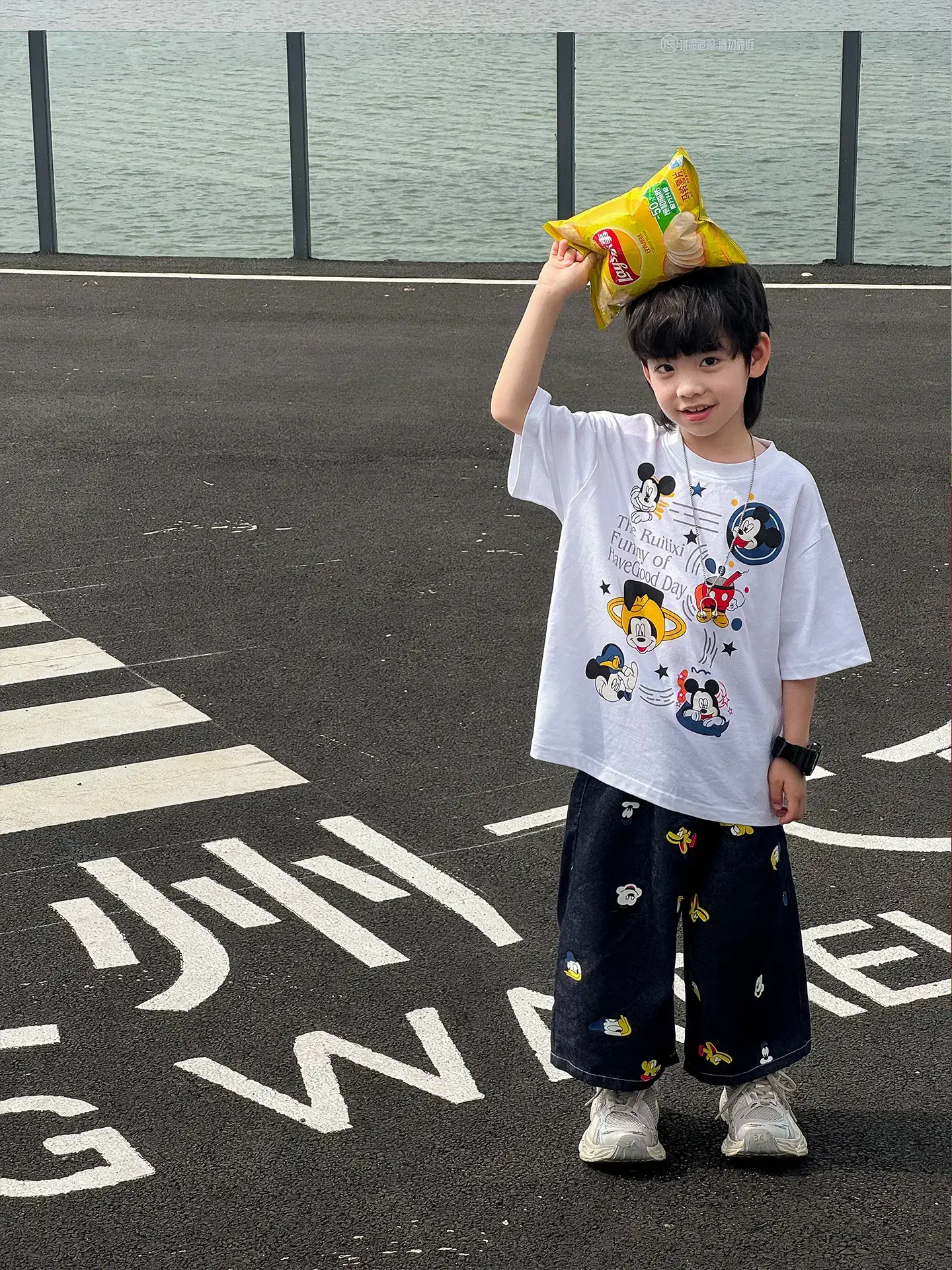 Naughty Rabbit Cartoon Print Boys T-Shirt Summer Wear