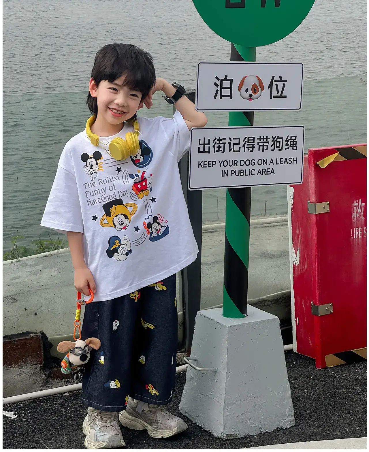 Naughty Rabbit Cartoon Print Boys T-Shirt Summer Wear — feature 13