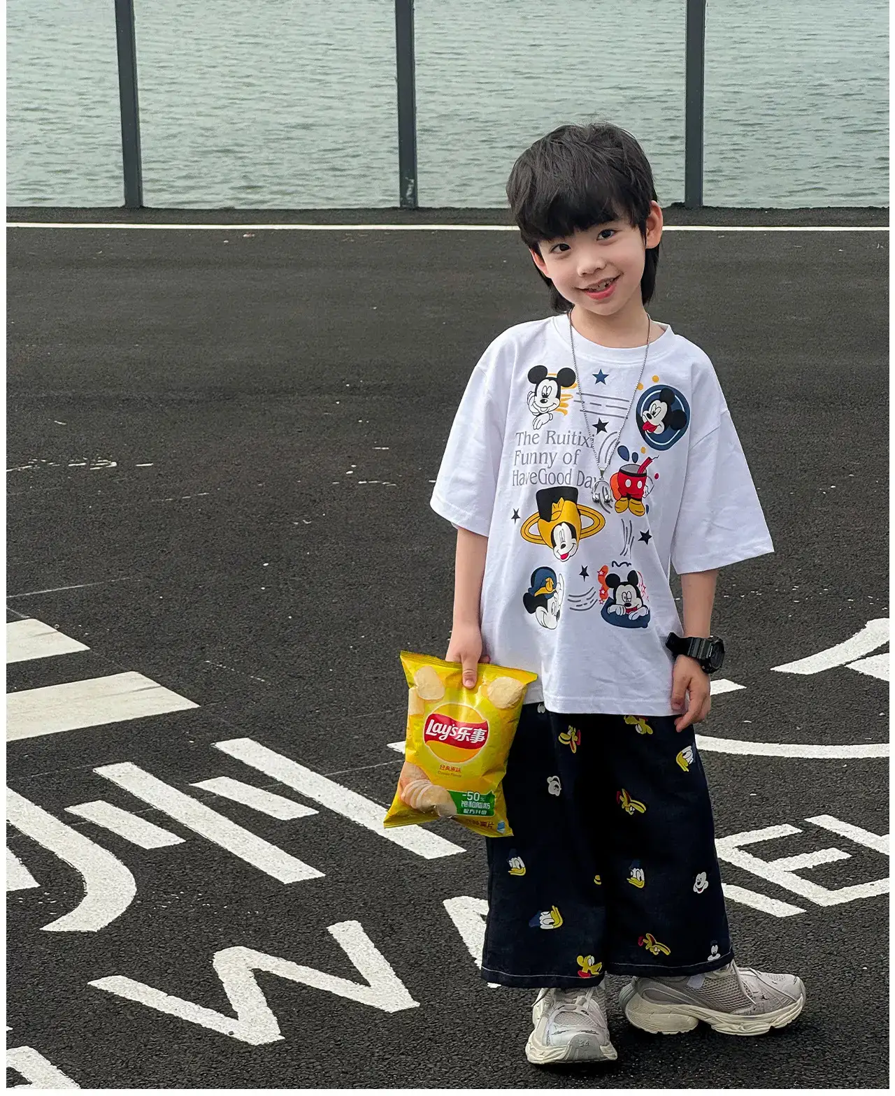 Naughty Rabbit Cartoon Print Boys T-Shirt Summer Wear — feature 15