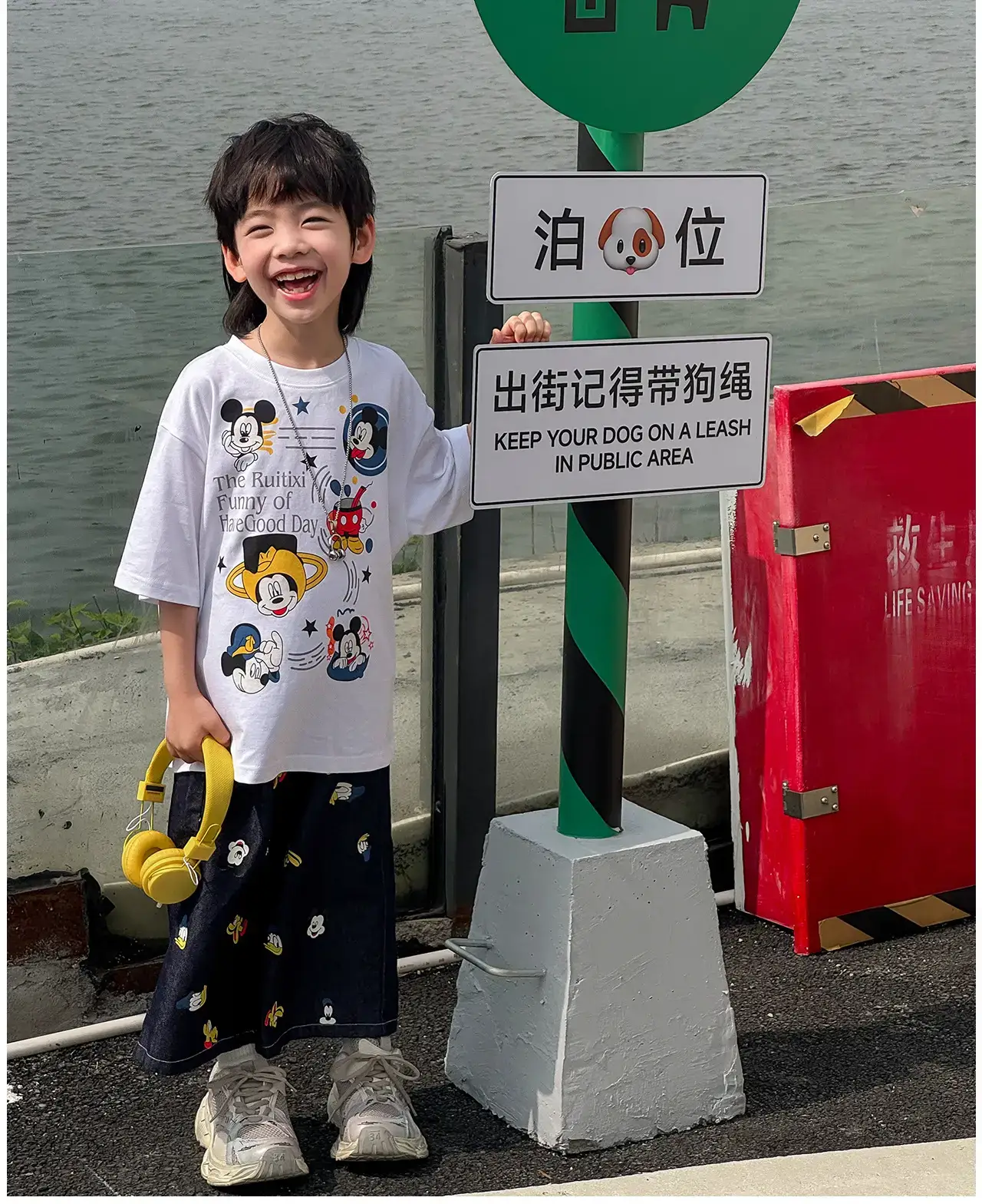 Naughty Rabbit Cartoon Print Boys T-Shirt Summer Wear — feature 17
