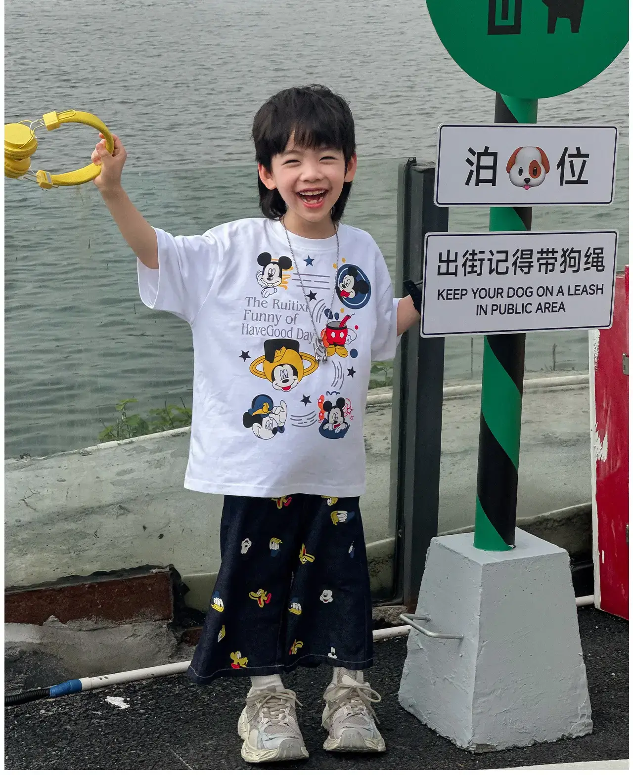 Naughty Rabbit Cartoon Print Boys T-Shirt Summer Wear — feature 18