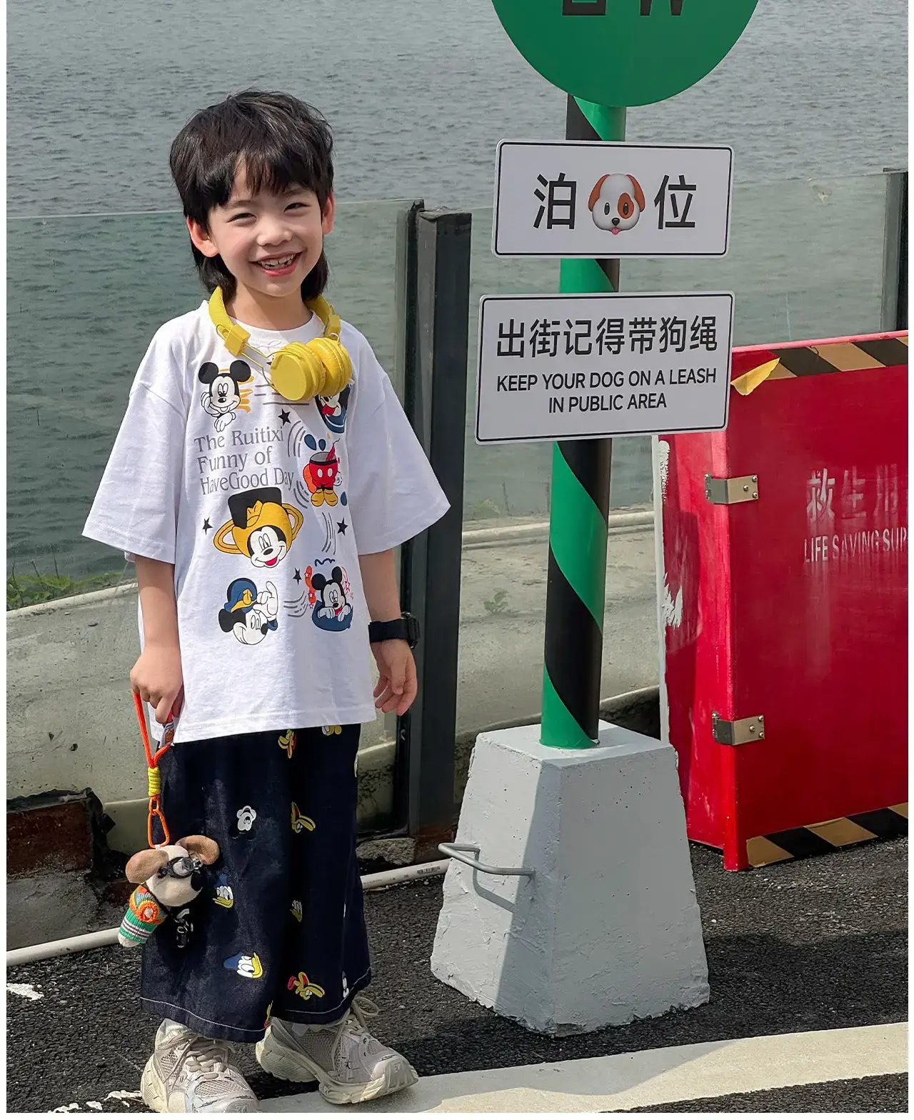 Naughty Rabbit Cartoon Print Boys T-Shirt Summer Wear — feature 19