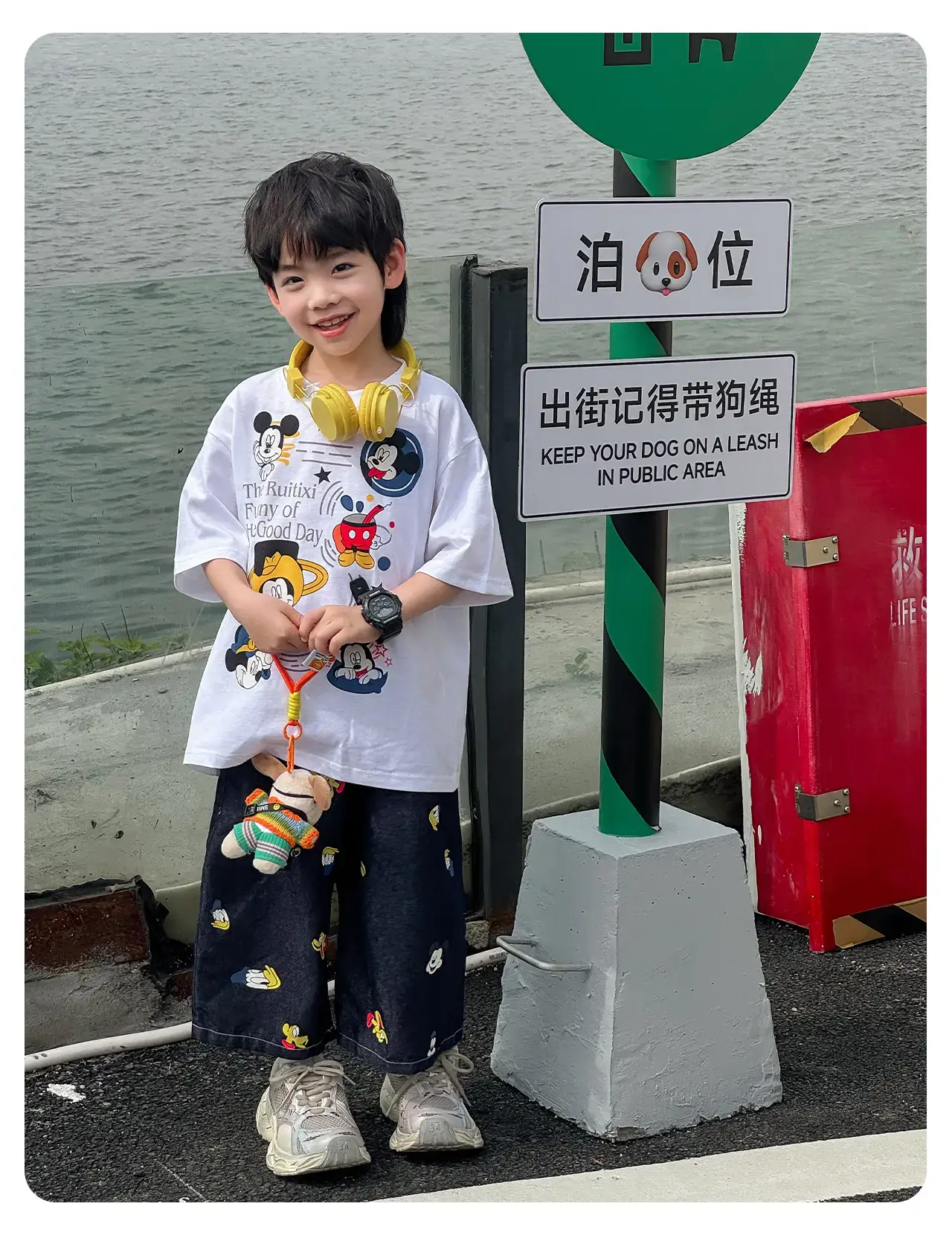 Naughty Rabbit Cartoon Print Boys T-Shirt Summer Wear — feature 3