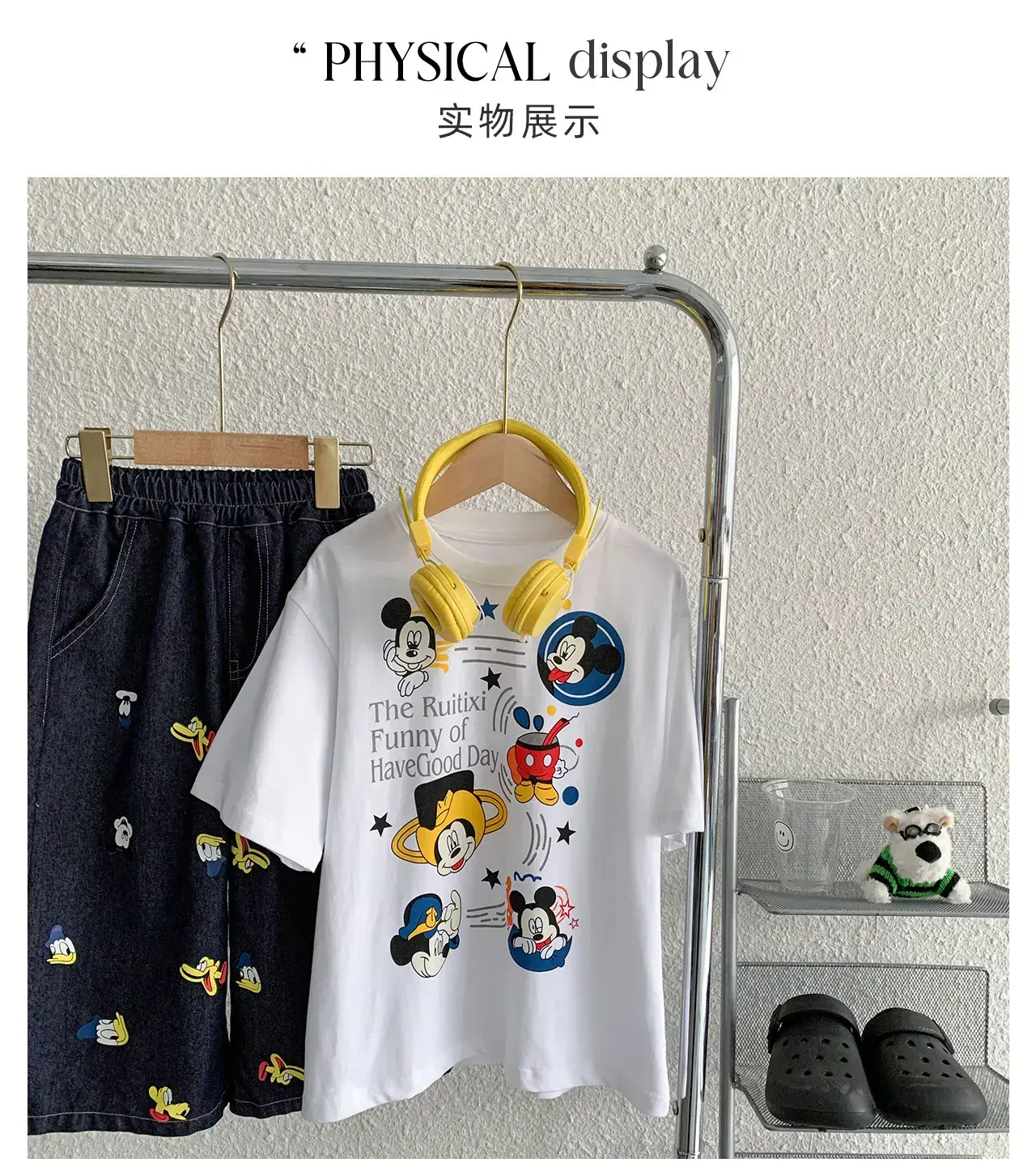 Naughty Rabbit Cartoon Print Boys T-Shirt Summer Wear — feature 8
