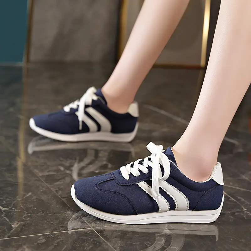 Spring 2025 New Korean Style White Shoes sneaker Women's Thick Sole Increased Casual Internet Celebrity Hot Daddy Forrest Gump Shoes - Image 4