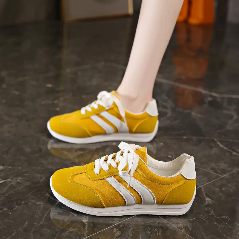 Spring 2025 New Korean Style White Shoes sneaker Women's Thick Sole Increased Casual Internet Celebrity Hot Daddy Forrest Gump Shoes - Image 5