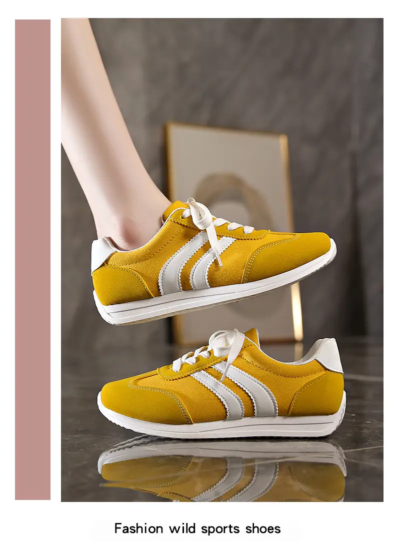 Spring 2025 New Korean Style White Shoes sneaker Women's Thick Sole Increased Casual Internet Celebrity Hot Daddy Forrest Gump Shoes — feature 18