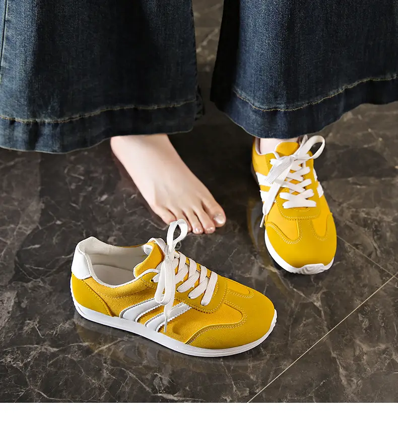 Spring 2025 New Korean Style White Shoes sneaker Women's Thick Sole Increased Casual Internet Celebrity Hot Daddy Forrest Gump Shoes — feature 22