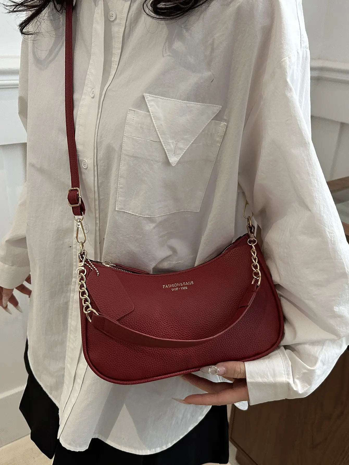 Retro Chain Shoulder Bag for Women 2026 - Image 6
