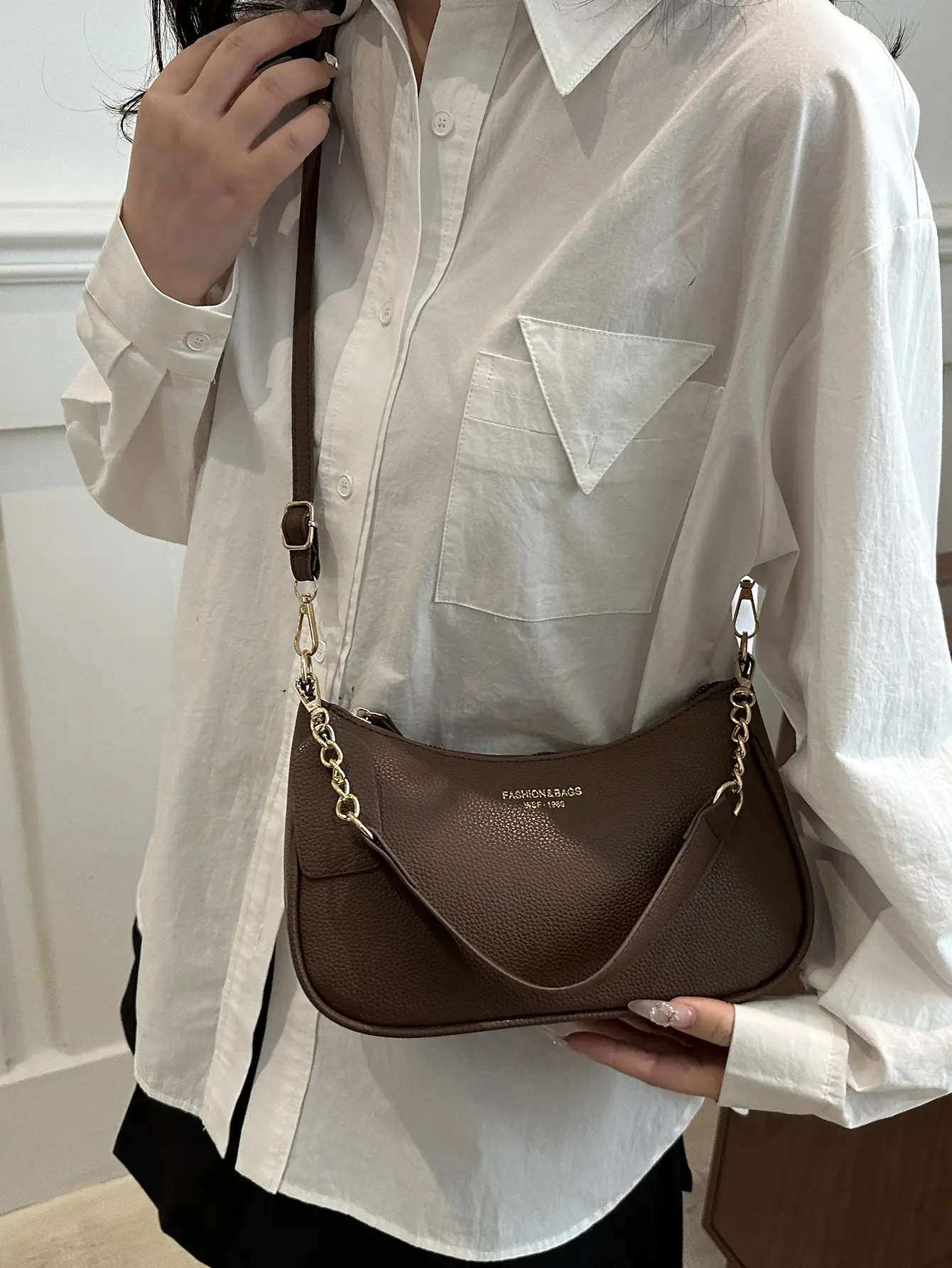 Retro Chain Shoulder Bag for Women 2026 - Image 7