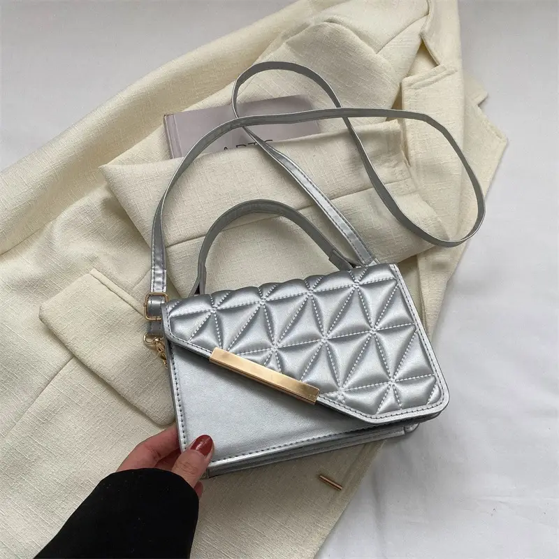 Women's Black Textured Shoulder Crossbody Bag 2025 - Image 4
