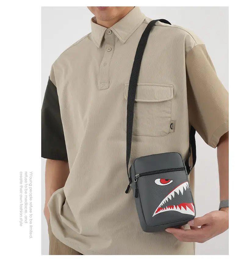 Men's Cartoon Crossbody Bag Waterproof Lightweight — feature 12