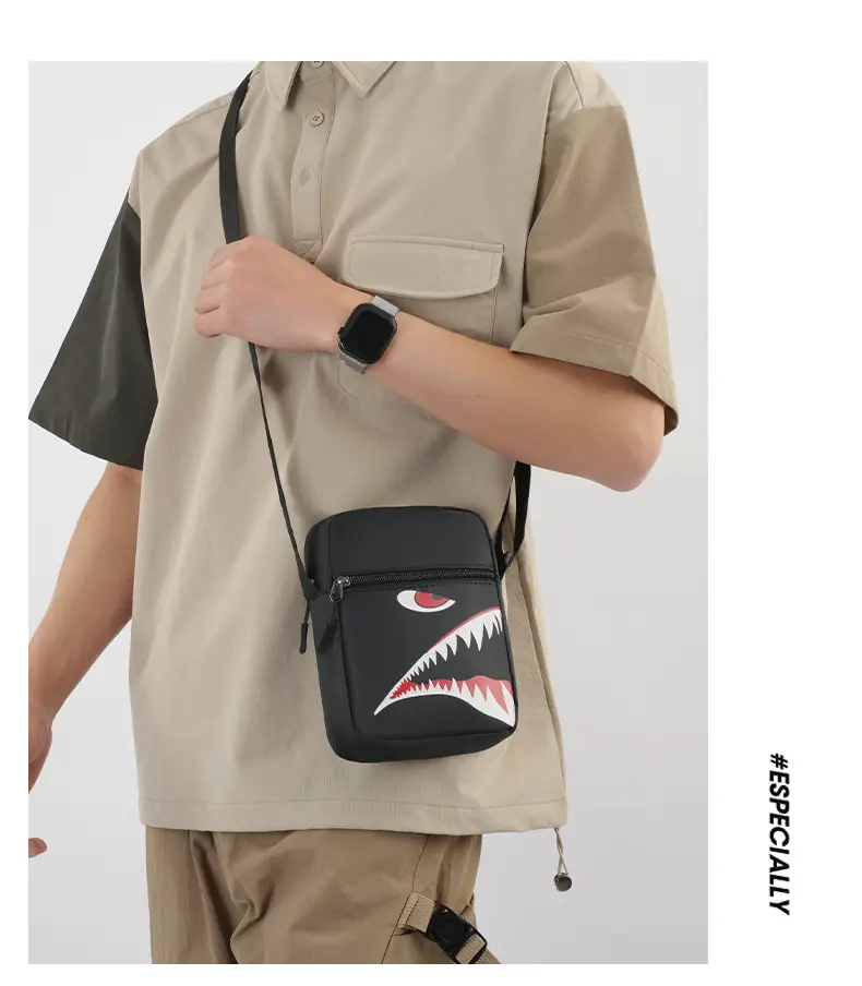 Men's Cartoon Crossbody Bag Waterproof Lightweight — feature 13