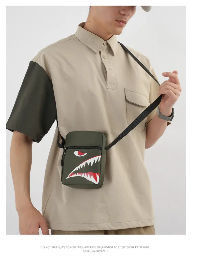 Men's Cartoon Crossbody Bag Waterproof Lightweight — feature 14