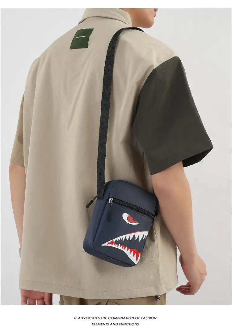 Men's Cartoon Crossbody Bag Waterproof Lightweight — feature 15