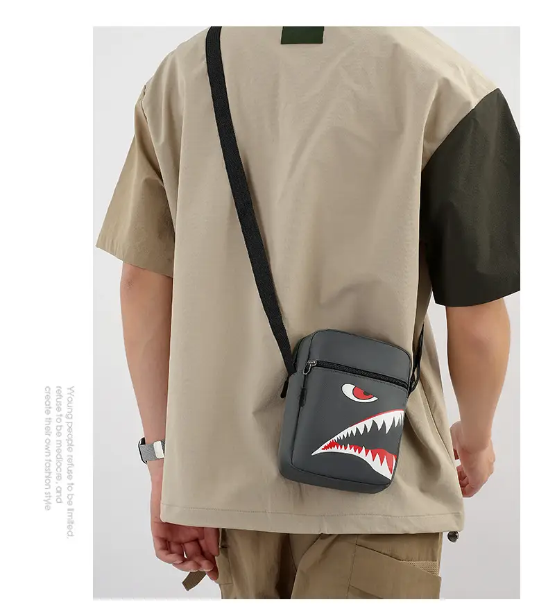 Men's Cartoon Crossbody Bag Waterproof Lightweight — feature 18