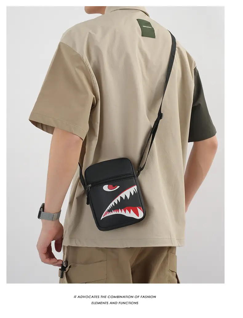 Men's Cartoon Crossbody Bag Waterproof Lightweight — feature 19