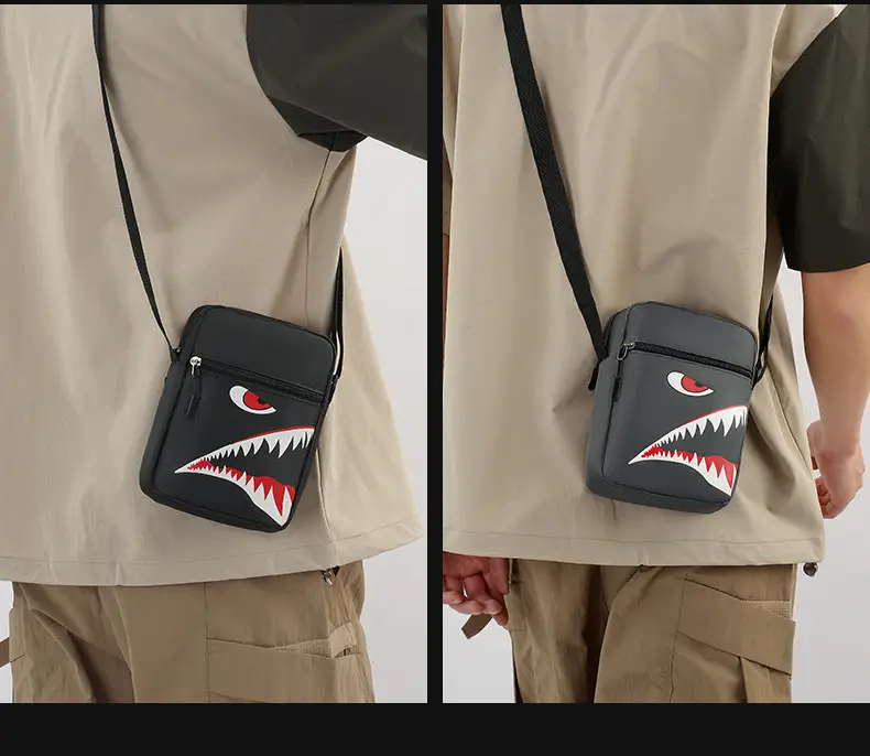 Men's Cartoon Crossbody Bag Waterproof Lightweight — feature 6