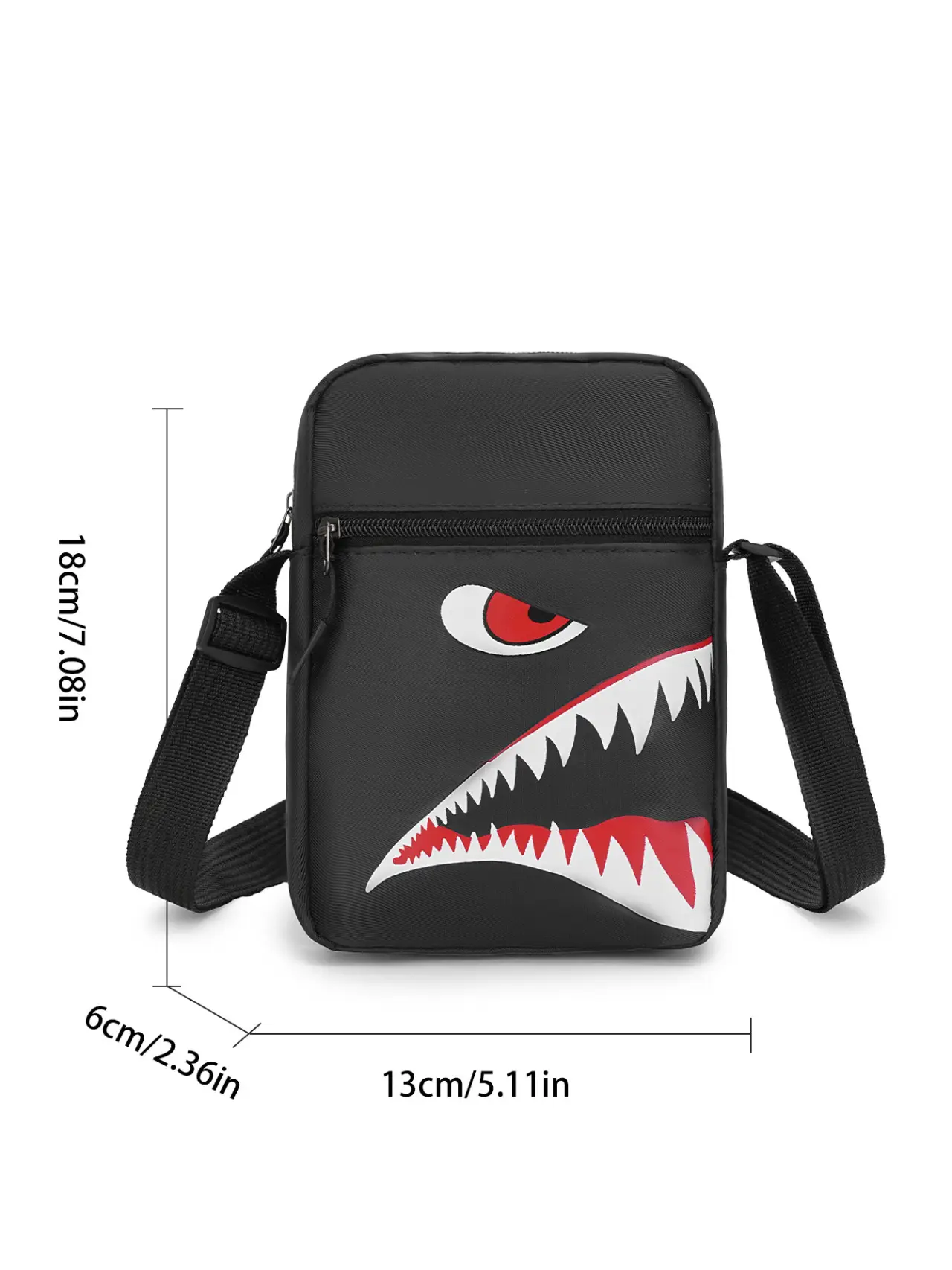 Men's Cartoon Crossbody Bag Waterproof Lightweight