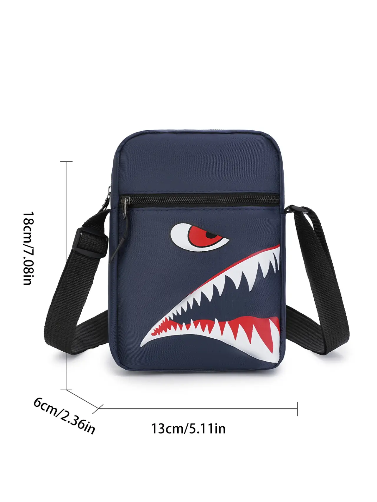 Men's Cartoon Crossbody Bag Waterproof Lightweight