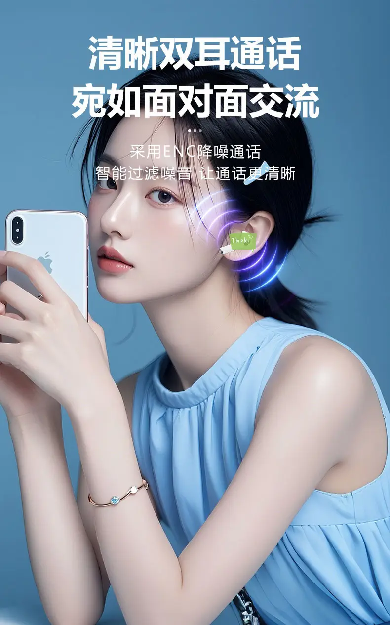 A15 Pro Bluetooth Headset with Long Battery Life & Noise Reduction — feature 13