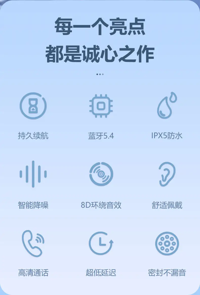 A15 Pro Bluetooth Headset with Long Battery Life & Noise Reduction — feature 3