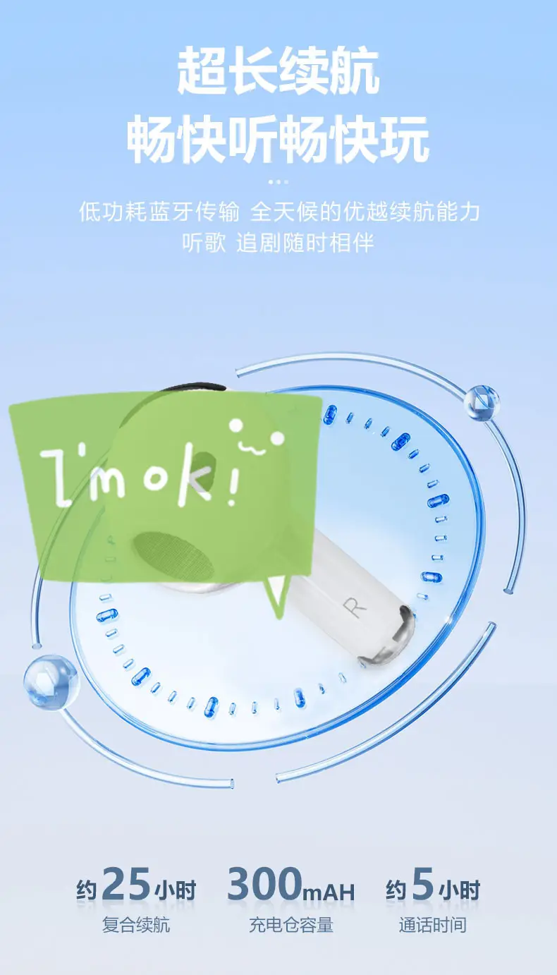 A15 Pro Bluetooth Headset with Long Battery Life & Noise Reduction — feature 4