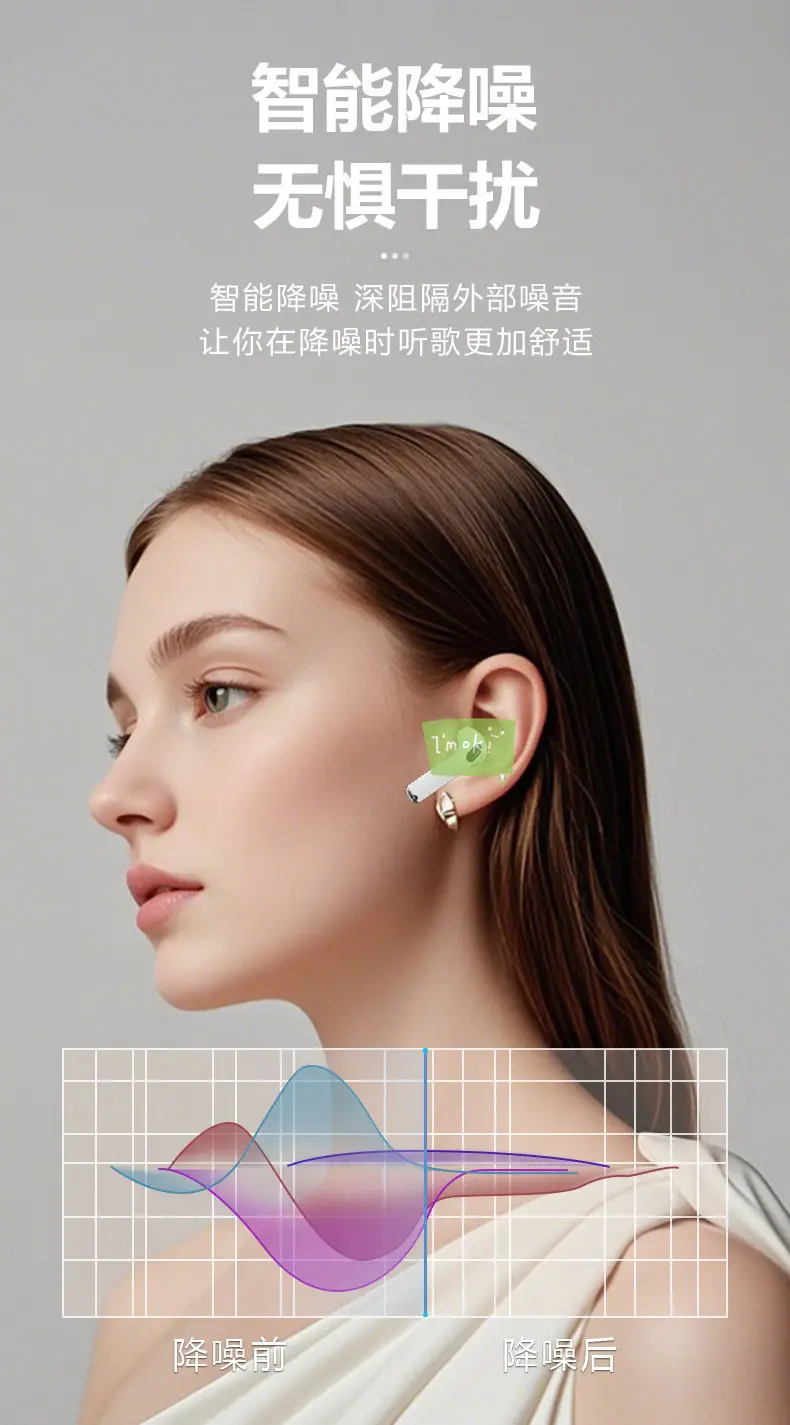 A15 Pro Bluetooth Headset with Long Battery Life & Noise Reduction — feature 9