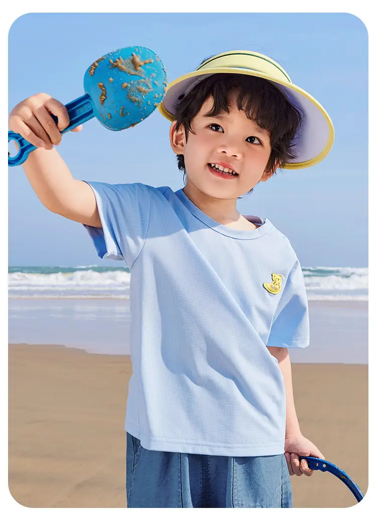 Kaka Panda Boys Shorts Cream Summer 39 Yuan — feature 8