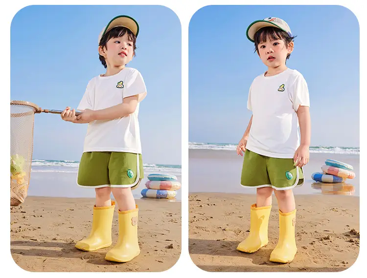 Kaka Panda Boys Shorts Cream Summer 39 Yuan — feature 9