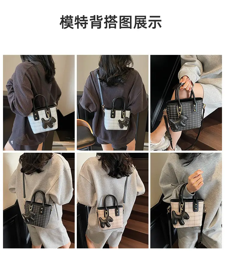 Women's New Stone Pattern Shoulder Bag 2025 Spring Summer — feature 11