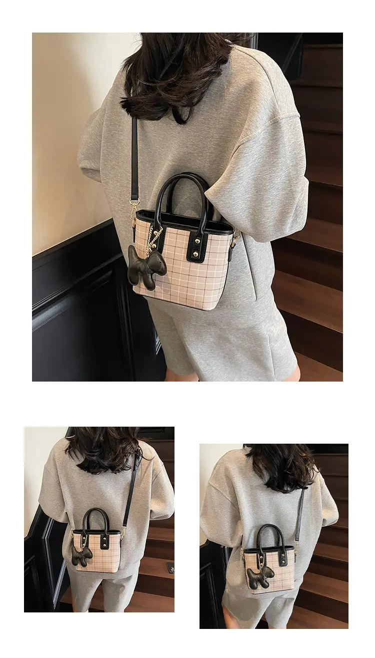 Women's New Stone Pattern Shoulder Bag 2025 Spring Summer — feature 12
