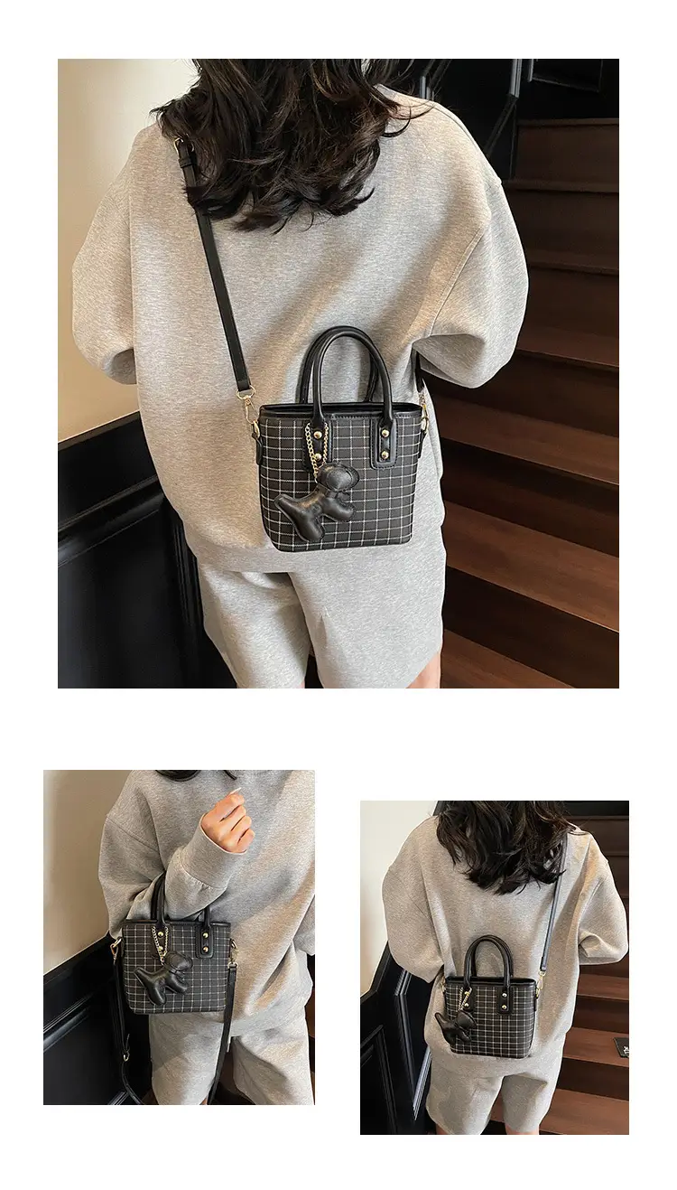 Women's New Stone Pattern Shoulder Bag 2025 Spring Summer — feature 13