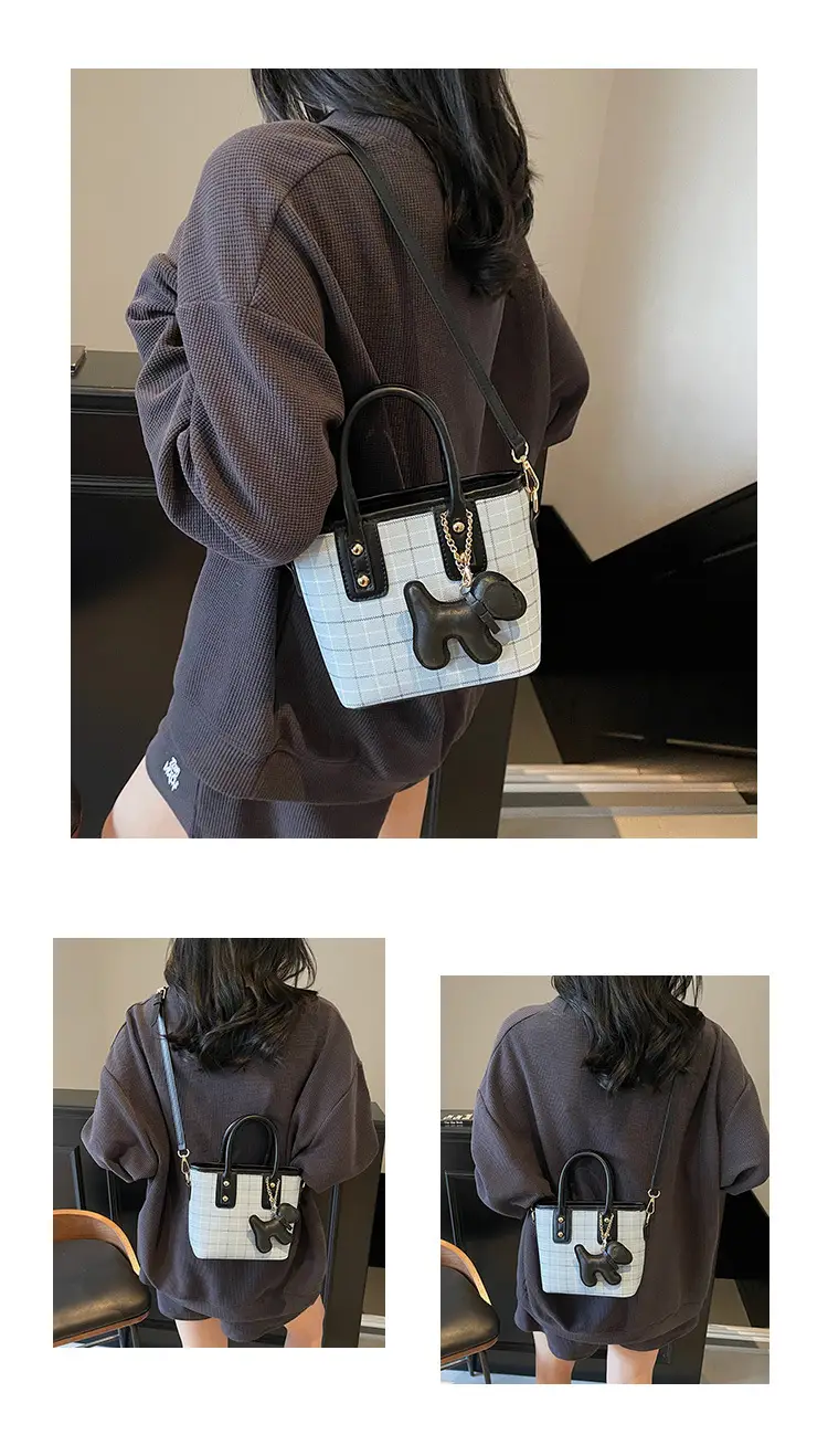 Women's New Stone Pattern Shoulder Bag 2025 Spring Summer — feature 14