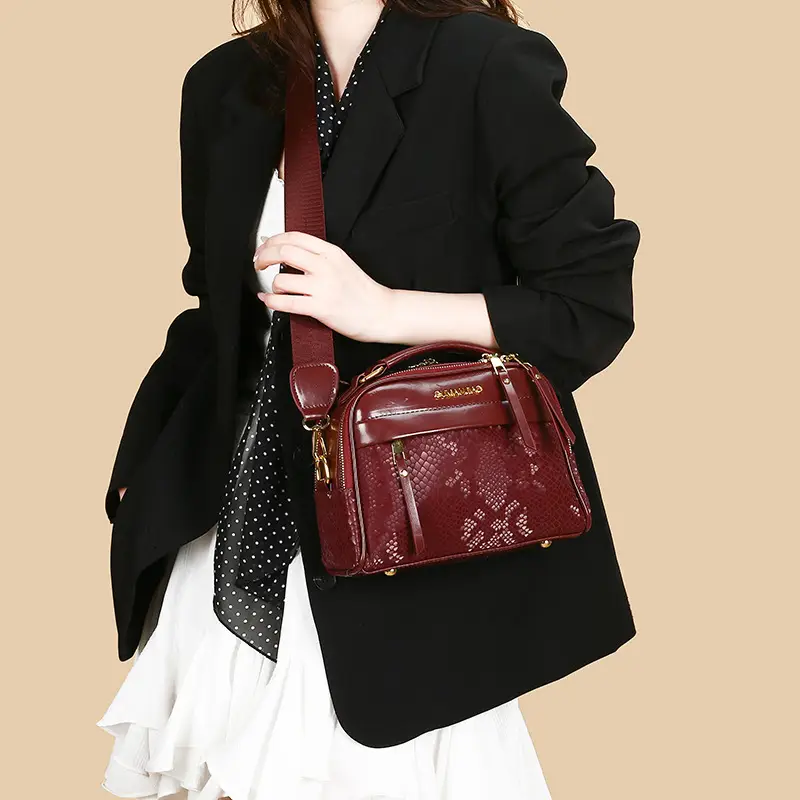 Blue Square Satchel Bag for Women 2025 - Image 7