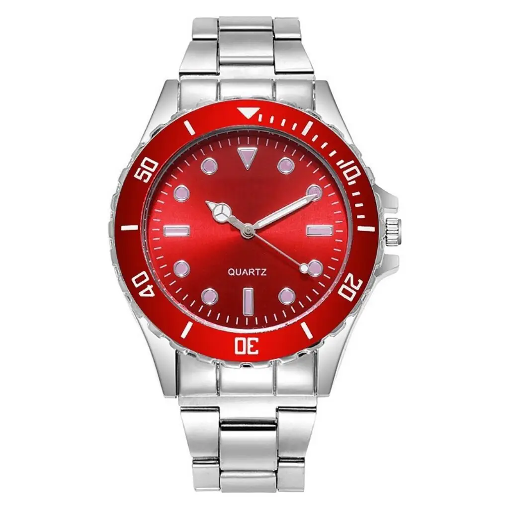 Men's Blue Quartz Watch with Steel Belt - Image 9