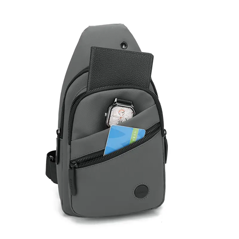 Men's Black Nylon Crossbody Bag 2025 Spring - Image 8