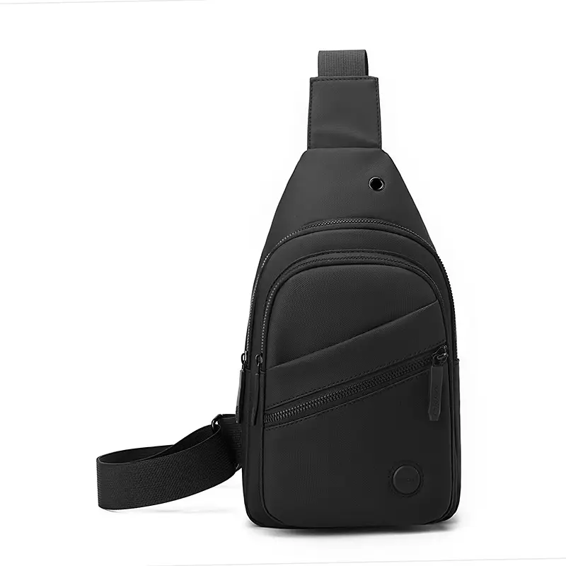 Men's Black Nylon Crossbody Bag 2025 Spring - Image 2