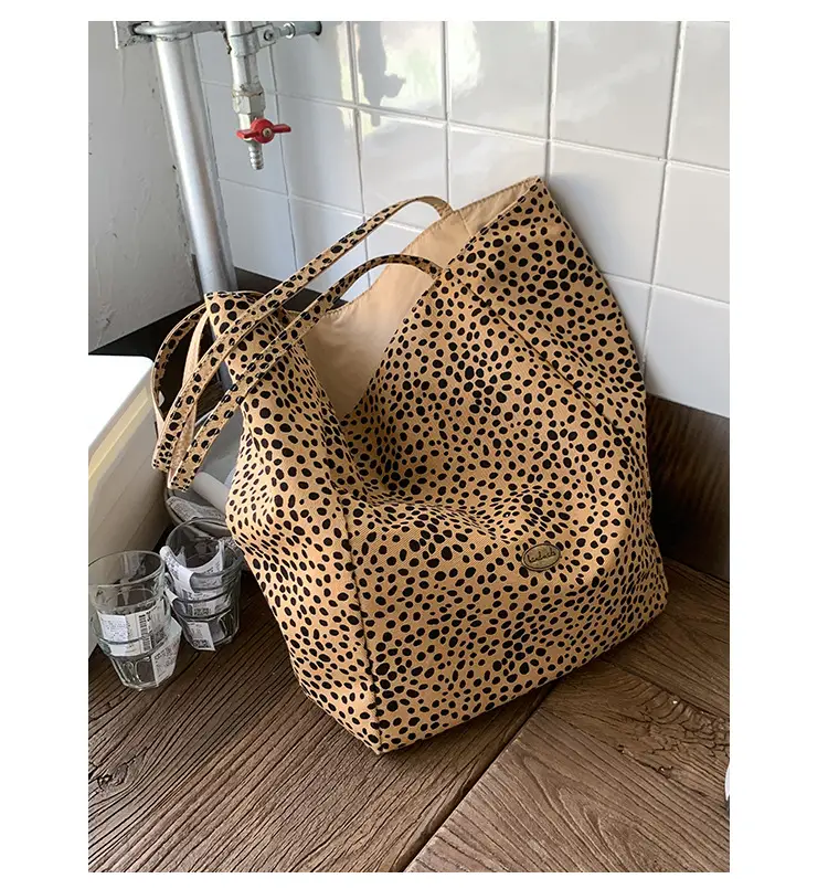 Women Canvas Tote Bag Pink 2025 Summer Large Capacity — feature 23